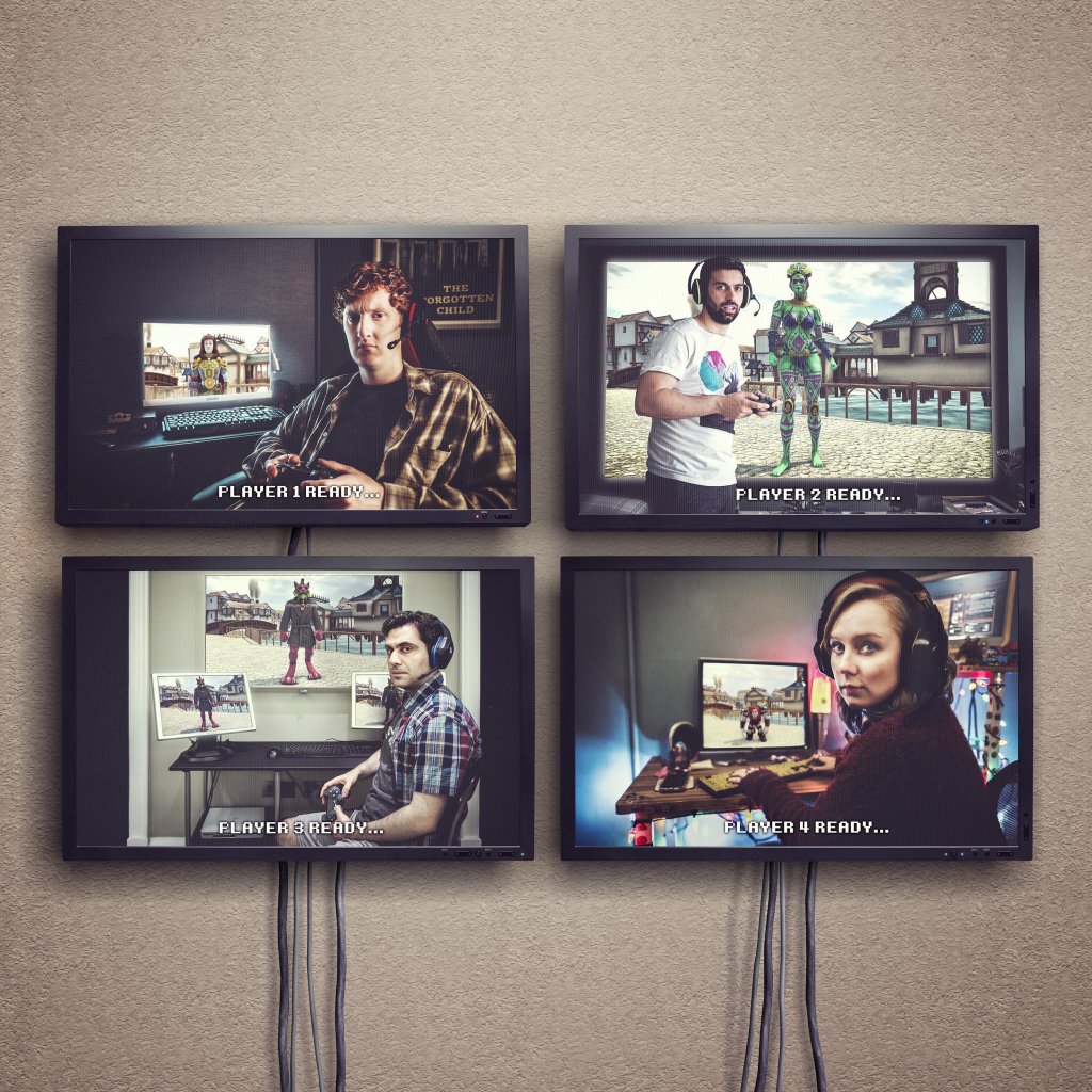 Dead Pixels Gamer Image.